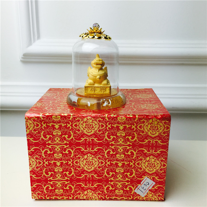 Chinese Feng Shui alluvial gold process evil gold kylin decorative festive wedding gifts birthday birthday3