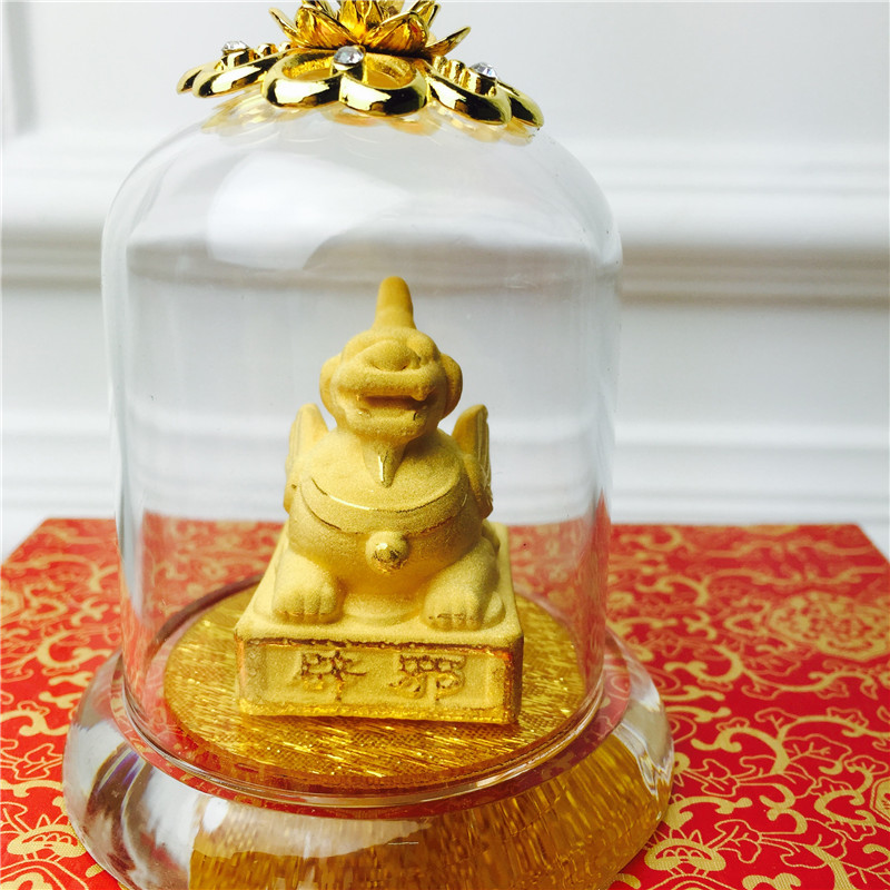 Chinese Feng Shui alluvial gold process evil gold kylin decorative festive wedding gifts birthday birthday4