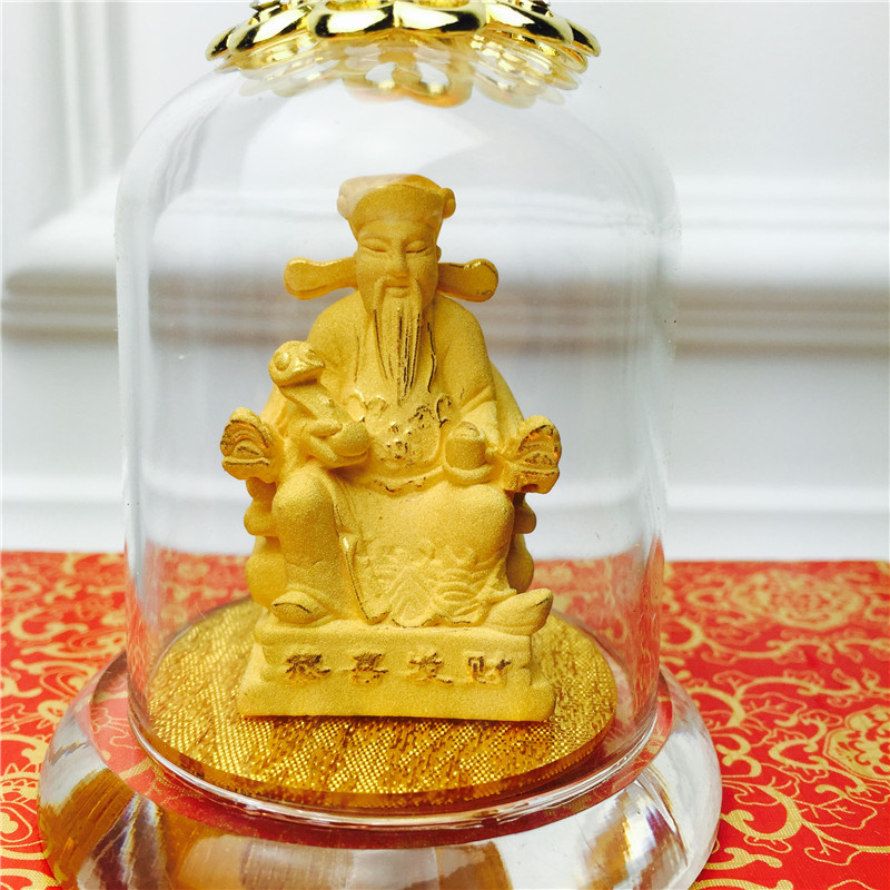 Chinese Feng Shui alluvial gold congratulation gold decoration craft the festive wedding gifts birthday birthday4