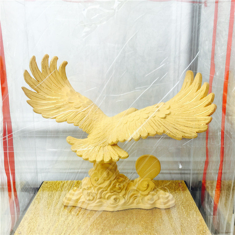 Chinese Feng Shui decoration Golden Eagle cashmere alluvial gold process realize the ambition too festive wedding birthday gift4