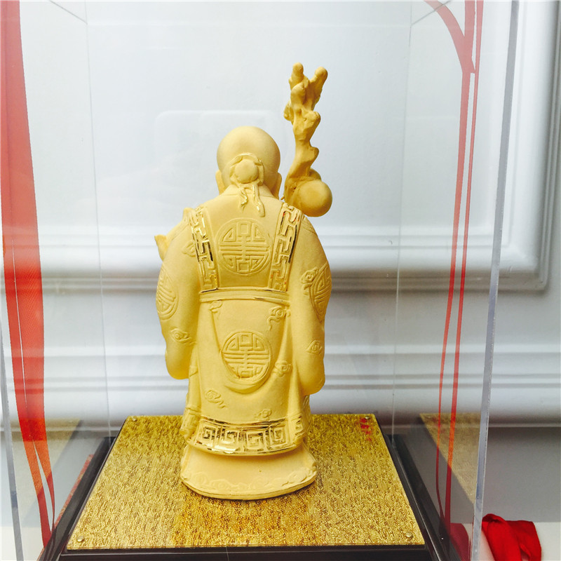 Chinese Feng Shui alluvial gold craft gold decoration birthday birthday birthday happy wedding gift4