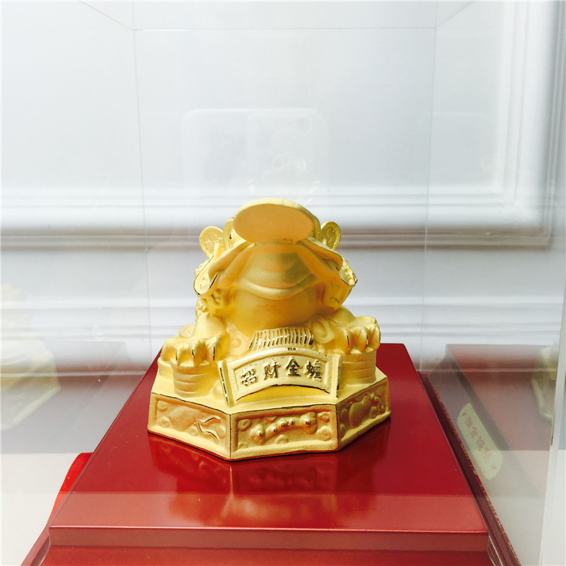 Chinese Feng Shui alluvial gold lucky decoration craft Jinchan festive wedding gift birthday birthday3