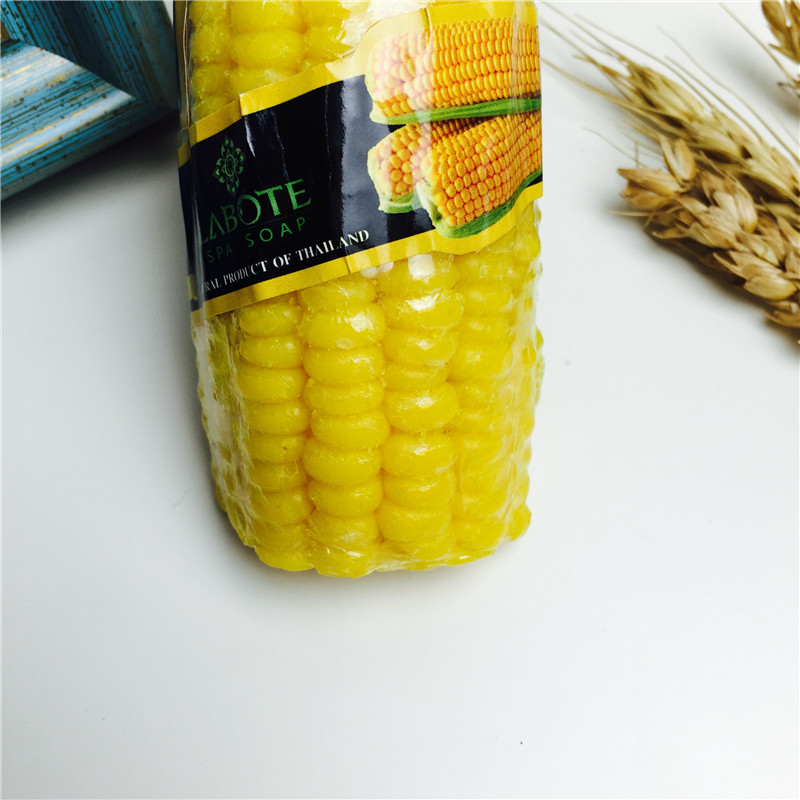 Thailand imported handmade corn oil soap, whitening, whitening and skin care, deep cleansing and moisturizing3