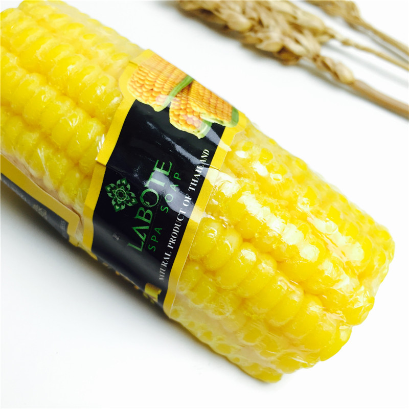 Thailand imported handmade corn oil soap, whitening, whitening and skin care, deep cleansing and moisturizing4