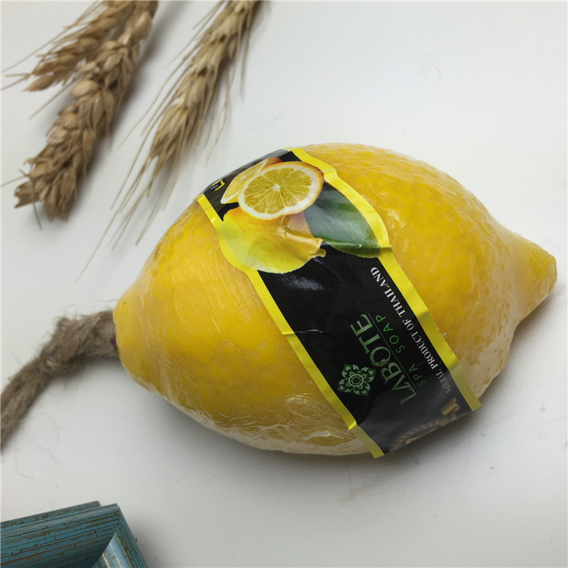 Thailand imported hand lemon essential oil soap, whitening and skin care, deep cleansing and moisturizing3