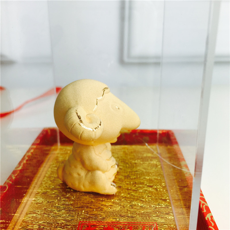 Chinese Feng Shui decoration craft velvet satin golden festive wedding gifts birthday birthday4