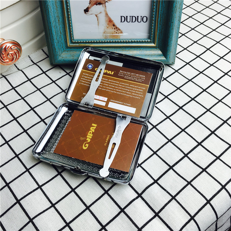 Creative thin cigarette box cigarettes with portable men's cigarette boxes3