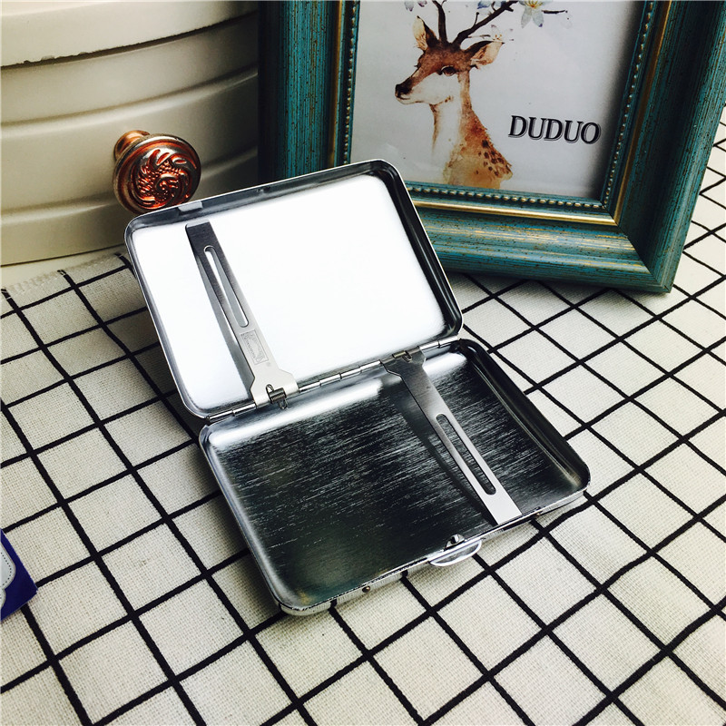 Creative thin cigarette box cigarettes with portable men's cigarette boxes2