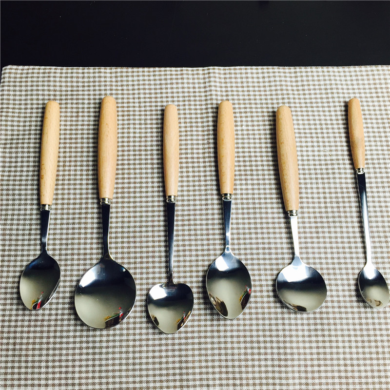 Creative spoon for portable stainless steel tableware5