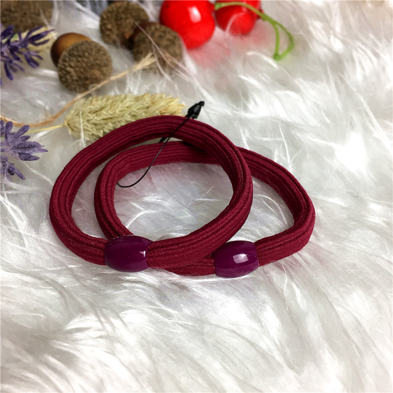 Simple all-match elastic ring hair hair rope3