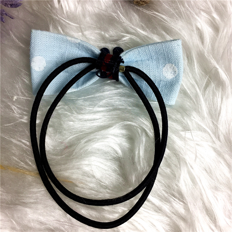 Bow all-match elastic ring hair hair rope4