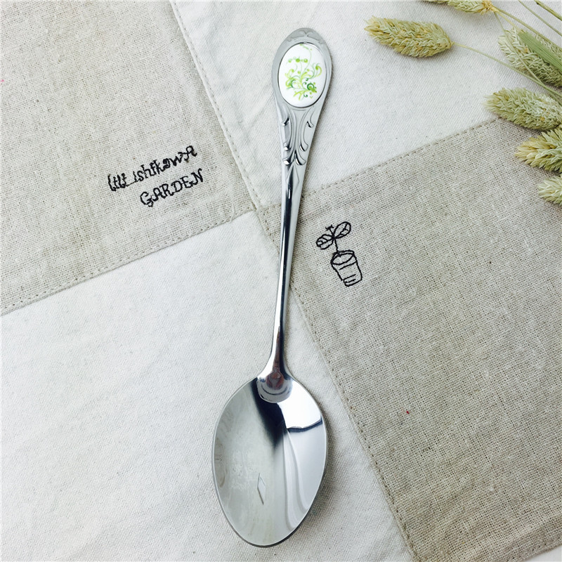 Stainless Steel Portable tableware stainless steel spoon practical portable tableware1