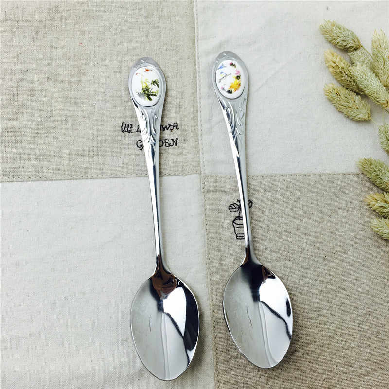 Stainless Steel Portable tableware stainless steel spoon practical portable tableware5