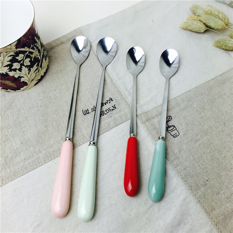 Stainless Steel Portable tableware stainless steel spoon practical portable tableware5