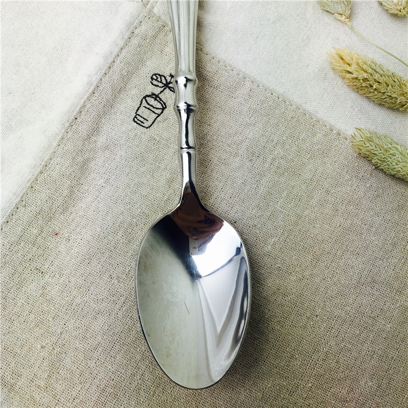 Stainless Steel Portable tableware stainless steel spoon practical portable tableware3