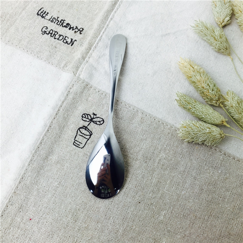 Stainless Steel Portable tableware stainless steel spoon practical portable tableware3
