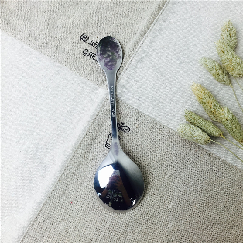 Stainless Steel Portable tableware stainless steel spoon practical portable tableware2