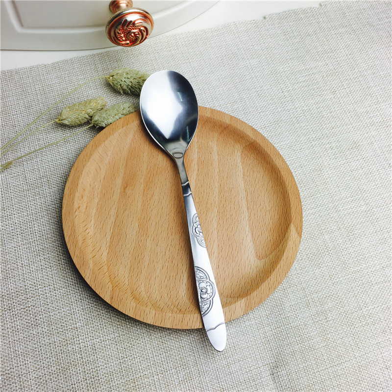 Stainless Steel Portable tableware stainless steel spoon practical portable tableware2