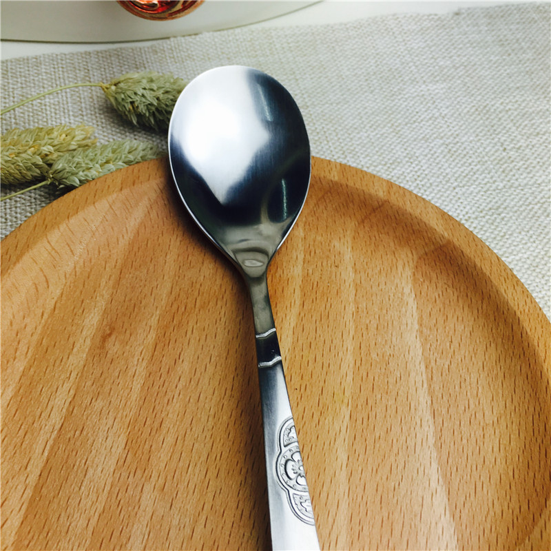 Stainless Steel Portable tableware stainless steel spoon practical portable tableware5