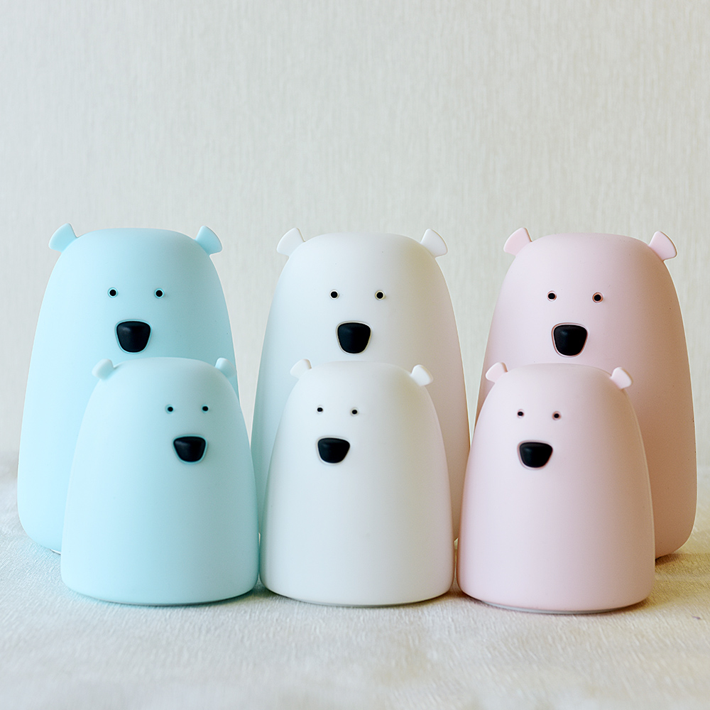 Factory direct creative bed patted lights bear silica lamp creative gift adorable pet Nightlight15