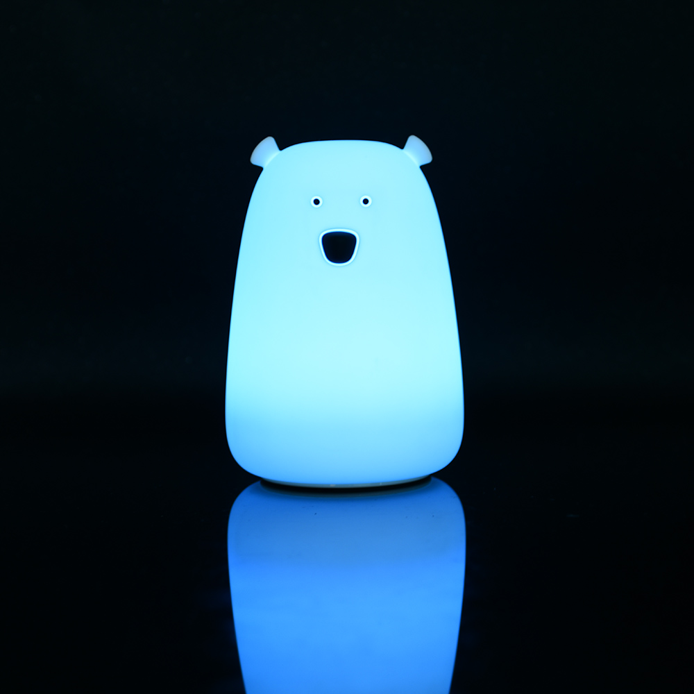 Factory direct creative bed patted lights bear silica lamp creative gift adorable pet Nightlight4