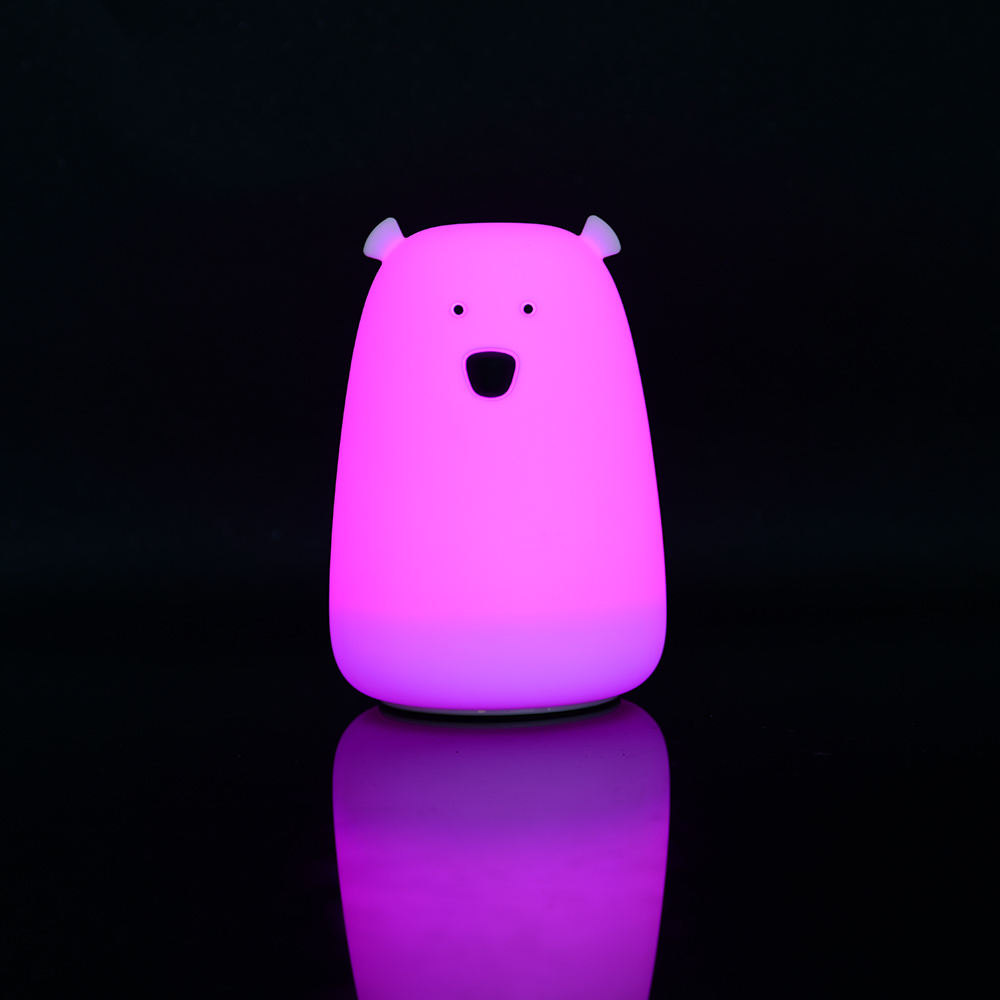 Factory direct creative bed patted lights bear silica lamp creative gift adorable pet Nightlight5