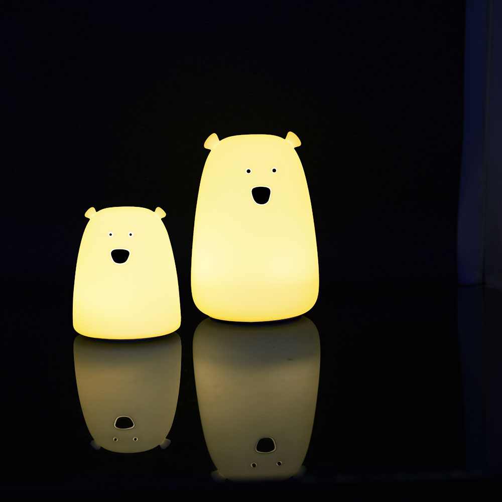 Factory direct creative bed patted lights bear silica lamp creative gift adorable pet Nightlight9