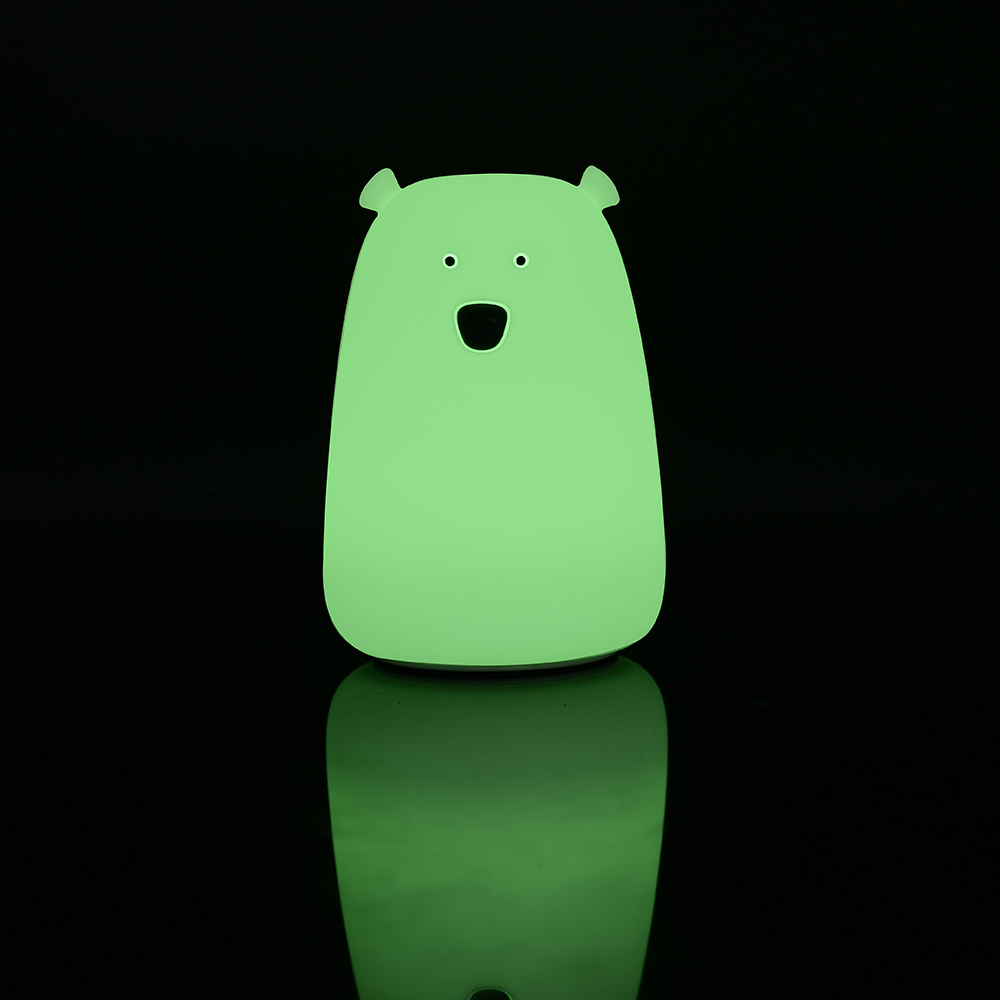 Factory direct creative bed patted lights bear silica lamp creative gift adorable pet Nightlight7