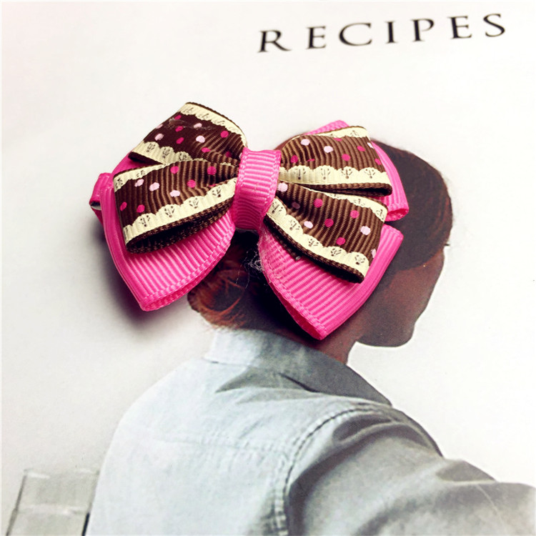 Lovable bow tie hairpin to chuck ornament4