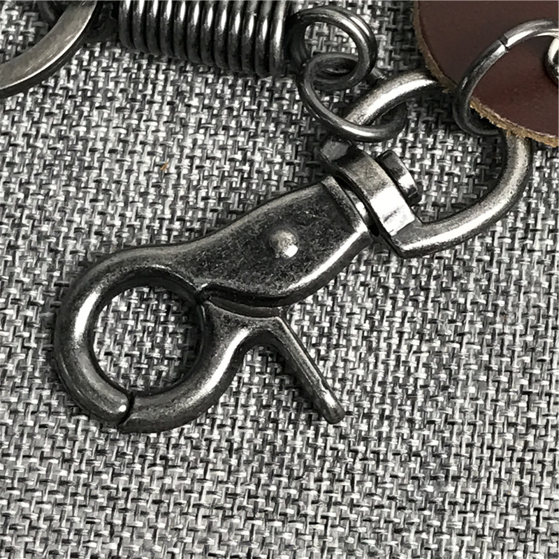 Retro and simple creative personality key ring pendant3