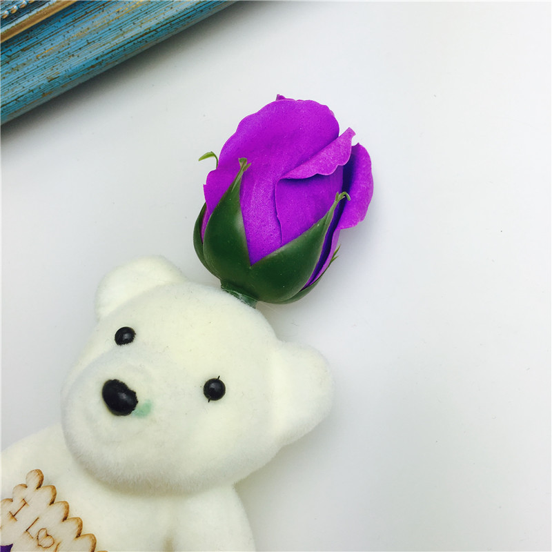 Purple bursting Rose Soap bouquet carnation carnation soap flower wholesale Valentine's Day Mother's Day gift manufacturer3