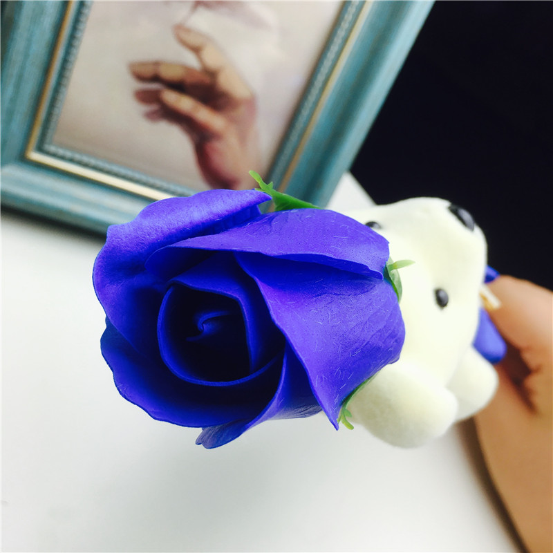 Blue Rose Rose Soap Soap bouquet gift box carnation soap flower wholesale Valentine's Day Mother's day birthday gift factory4