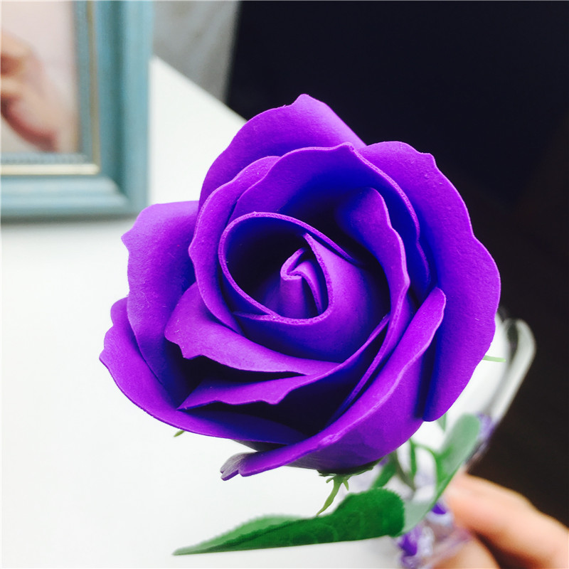 Purple bursting Rose Soap bouquet carnation carnation soap flower wholesale Valentine's Day Mother's Day gift manufacturer4