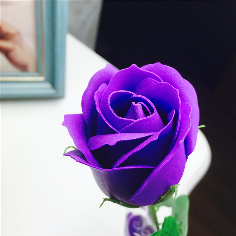 Purple bursting Rose Soap bouquet carnation carnation soap flower wholesale Valentine's Day Mother's Day gift manufacturer5