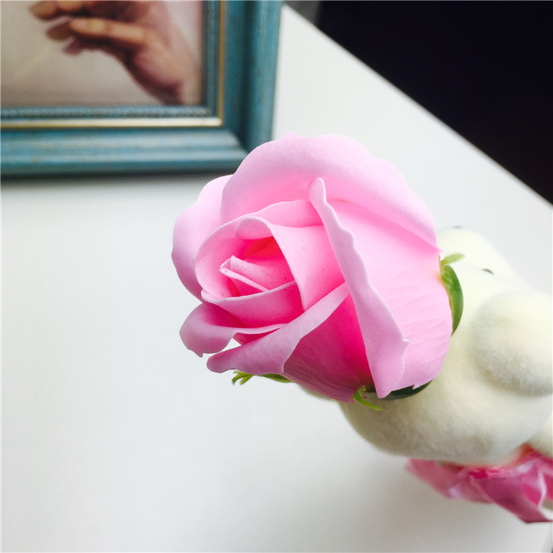 Pink Rose Soap bouquet carnation carnation soap flower wholesale Valentine's Day Mother's Day gift manufacturer4