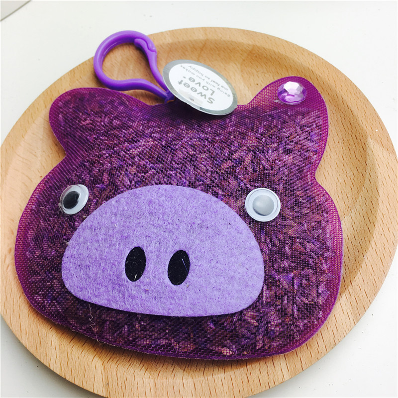 Purple Ribbon Embroidery sachet sachet pig incense bag bag empty wardrobe car sachet jewelry bag gift bag3