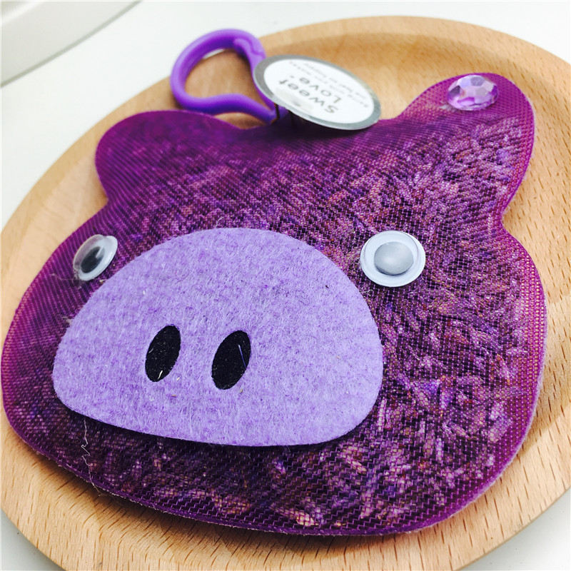 Purple Ribbon Embroidery sachet sachet pig incense bag bag empty wardrobe car sachet jewelry bag gift bag4