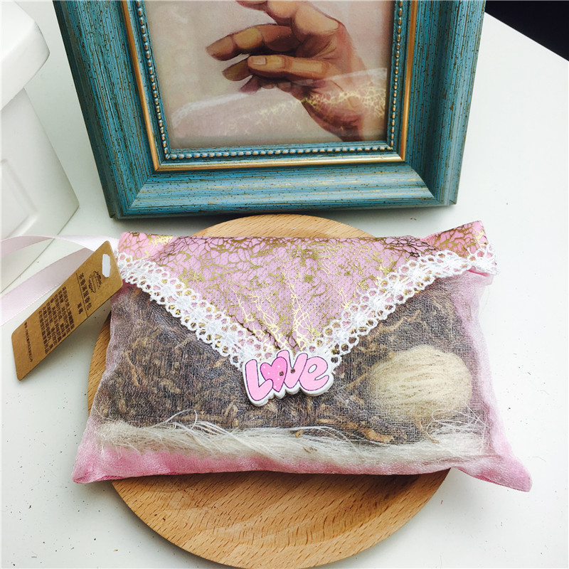 The pink ribbon embroidery sachet sachet sachet incense bag bag empty wardrobe jewelry bag gift bag2