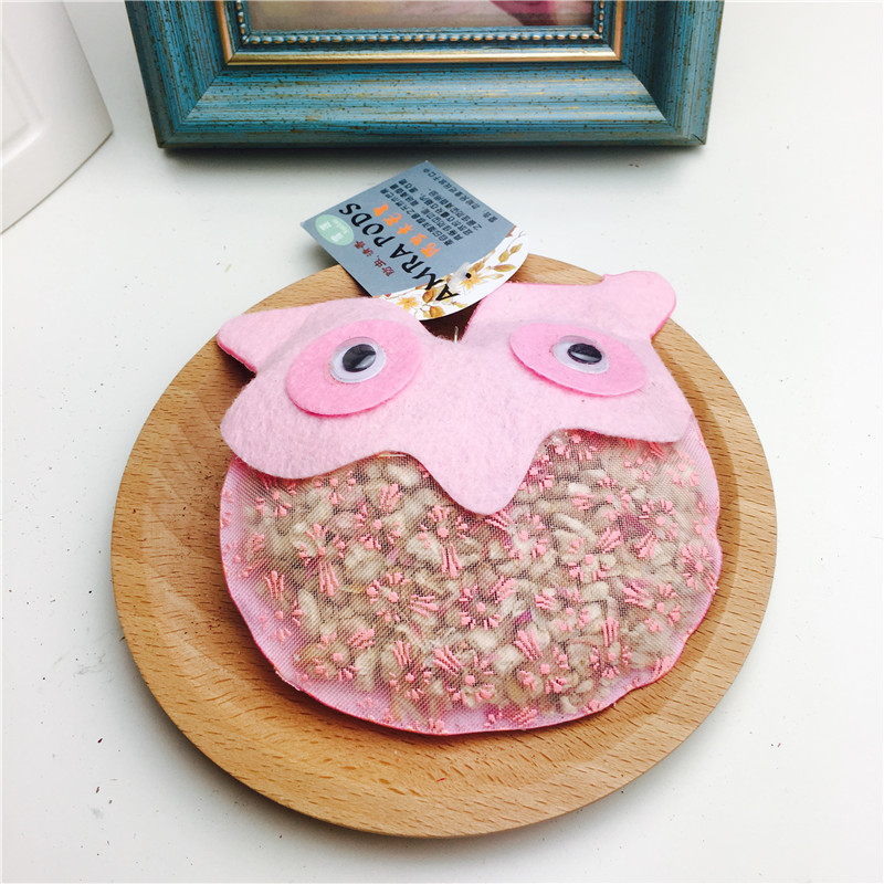 The owl powder sachet ribbon embroidery sachet sachet bag bag empty incense wardrobe car jewelry bag gift bag1