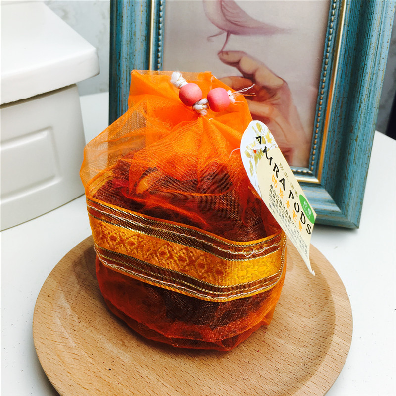 The orange ribbon embroidery sachet sachet sachet bag bag empty incense wardrobe car jewelry bag gift bag2