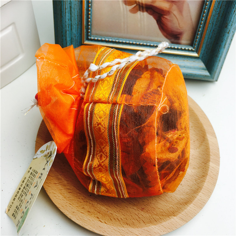 The orange ribbon embroidery sachet sachet sachet bag bag empty incense wardrobe car jewelry bag gift bag4