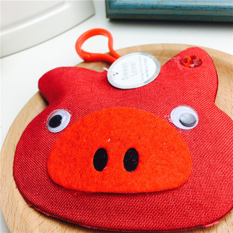 Red pig shape sachet ribbon embroidery sachet sachet bag bag empty incense wardrobe car jewelry bag gift bag5