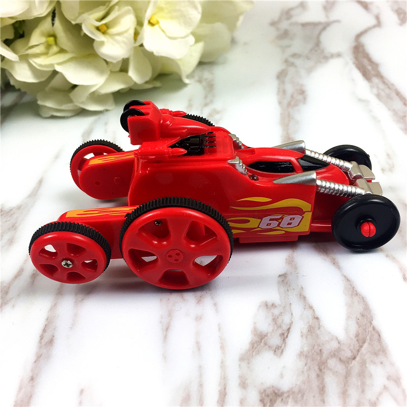 New creative electric remote control Red Multi wheel toy car5