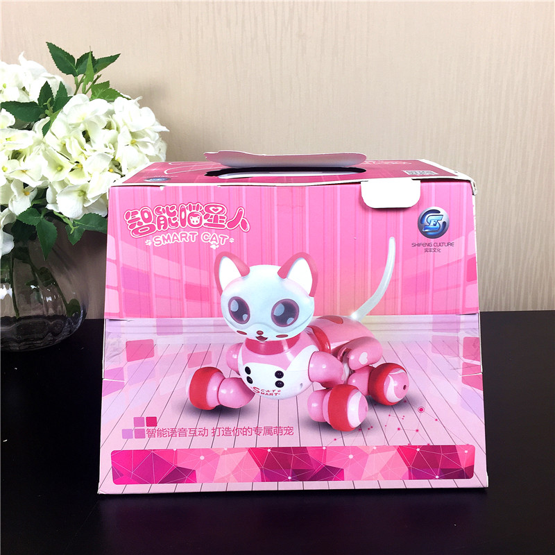 Bobbi series pink electronic pet electronic cat new creative electric remote control toy2