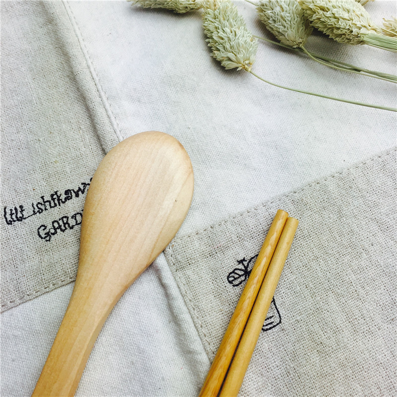 Wooden portable tableware chopsticks spoon set chopsticks spoon practical portable tableware2