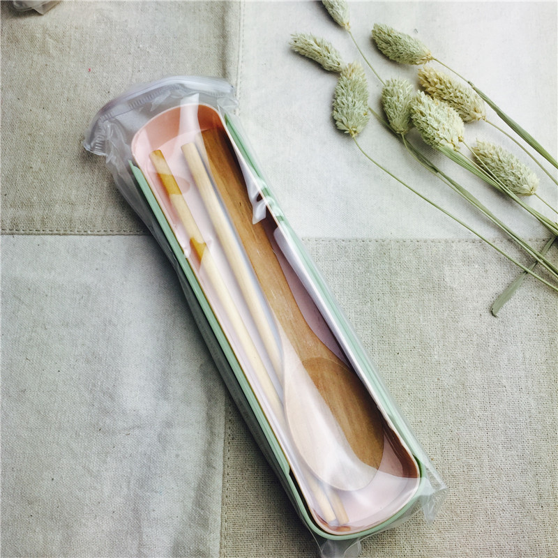 Wooden portable tableware chopsticks spoon set chopsticks spoon practical portable tableware3