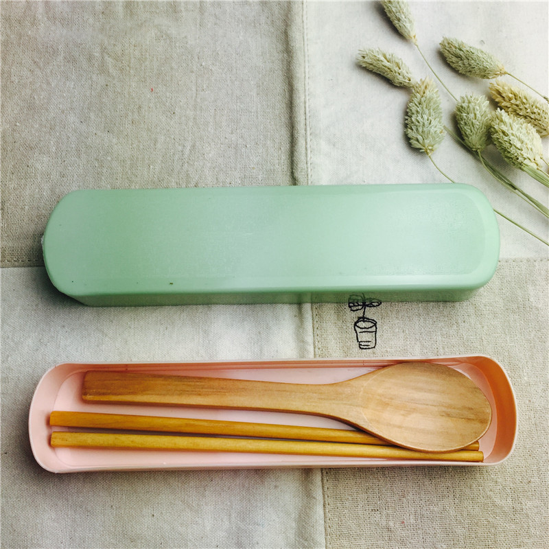 Wooden portable tableware chopsticks spoon set chopsticks spoon practical portable tableware4