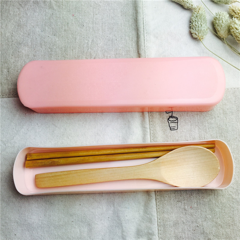 Wooden portable tableware chopsticks spoon set chopsticks spoon practical portable tableware2