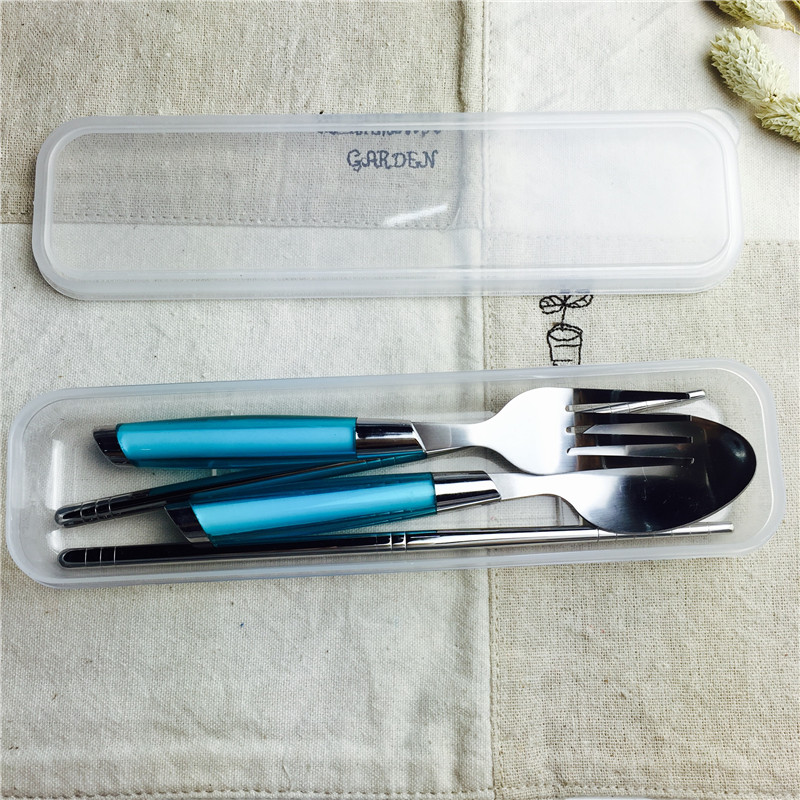 Portable tableware for portable tableware and spoon fork for Stainless Steel Portable tableware2