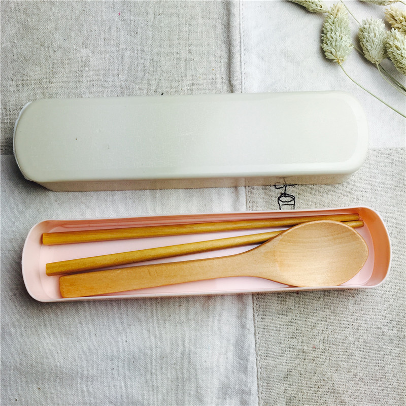 Wooden portable tableware chopsticks spoon set chopsticks spoon practical portable tableware4